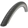 Image de Pneu rigide Schwalbe Road Cruiser 28x1.75 GreenCompound K-Guard TwinSkin réfléchissant noir marron