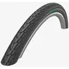 Image de Pneu rigide Schwalbe Road Cruiser 26x1.75 GreenCompound K-Guard TwinSkin réfléchissant noir