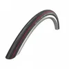Image de Pneu vélo route Schwalbe Lugano II HS471 Active Line 700x25C Noir Rouge Tubetype