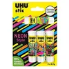 Image de Colle - UHU - Stic - Lot de 4 stics de 82g - Colle sans solvant - 98% dingrédients naturels