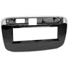 Image de Adaptateur de façade 1-DIN compatible avec Fiat Punto EVO 2009 > noir piano