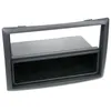 Image de Adaptateur de façade 2-DIN pour avec vide poche Renault Megane II noir
