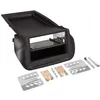 Image de Adaptateur de façade 2-DIN pour avec vide poche Fiat/ Citroen/ Peugeot noir