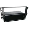 Image de Adaptateur de façade 2-DIN pour avec vide poche Chevrolet noir