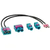 Image de Adaptateur antenne set double FAKRA (f) > 1x double / 2x simple