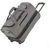 Image de Sac de voyage - Travelite - Basics Wheeled Duffle 55 - Gris/Vert - 100% Polyester - 2.30kg