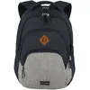 Image de travelite Sac à dos de loisirs bleu gris pour femme et homme - Basic Melange Backpack Marine / Grey 76718
