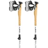 Image de LEKI Cross Trail FX Superlite Compact   Bâton de randonnée carbone pliant 100 120 cm (Noir/Blanc)