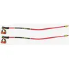 Image de Bâtons Leki WCR TBS GS 3D rouge brillant noir jaune fluo (paire) - 115
