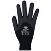 Image de Gants de Travail - Asatex - Taille 8 - Protection Froid - Noir - Doublure Acrylique