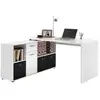 Image de Bureau D'angle Réversible "oxela" 135cm Blanc