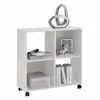 Image de Étagère 4 cases design timpa 78cm blanc