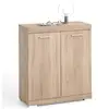 Image de Armoire Avec 2 Portes 80 X 34,9 X 89,9 Cm Chêne Fmd
