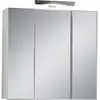Image de Armoire De Salle De Bain Avec Miroir 70x19x67,6 Cm Blanc Fmd