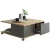 Image de Fmd table basse mobile chêne artisanal