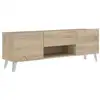 Image de Meuble tv 2 portes 1 tiroir brighton 2 - l140 cm x 46,5 cm