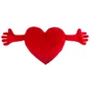 Image de Coussin coeur - OUT OF THE BLUE - Rouge - 70 cm - Intérieur - Enfant - Forme coeur - Doux - Pour câlins - Mixte