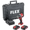 Image de Perceuse-visseuse sans fil compacte à 2 vitesses - 18V - FLEX - Set coffret + 2 batterie 2.5Ah + 1 Chargeur - 519049