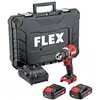 Image de Perceuse visseuse sans fil flex dd 2g 18,0-ec ld2,5 - 18v - coffret + 2 batteries 2,5ah + 1 chargeur 519049