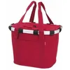 Image de Panier pour cintre Bike Basket - KLICKFIX - Rouge - 15 L - Vélo loisir adulte mixte