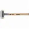 Image de Maillet supercraft, avec manche, vernis, en hickory réduisant les vibrations, ergonomique - d=50 mm - 3366.050 3366.050