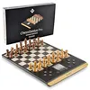 Image de Ordinateur déchecs ChessGenius Pro Wood Edition - Design élégant en Bois des pièces en Bois véritable idéal Les Joueur