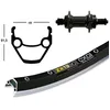 Image de Roue arrière VTC - EXAL - Xtreme - Jante EXAL ZX 19 noir - 36 rayons