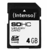 Image de Intenso Class 10 - carte memoire flash - 4 Go - SDHC