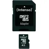 Image de Carte MicroSDHC - INTENSO - 4 Go - Classe 10 - 20 Mo/s lecture - Adaptateur SD inclus