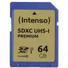Image de Intenso 3421490 Mémoire Flash 64 Go Sdxc Uhs-i Classe 10