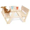 Image de Table picnic Nicki avec dossiers pour 4 enfants