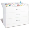 Image de Commode À Langer Pinolino Viktoria L100 P75 P44 H90 Blanc Décor Uni