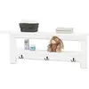 Image de Etagere Murale Porte Manteau Emilia L 100 X P 18 X H 40