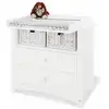 Image de Commode À Langer Pinolino Florentina L 103 P 77 H 101 Multicolor Décor Blanc
