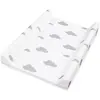Image de Matelas À Langer Motifs Nuages Gris