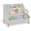 Image de Pinolino Bibliothèque Pour Enfants Lasse Gris Avec Roues
