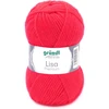 Image de Pelote De Laine - Corail Fluo - 47 - 100% Acrylique - 3,5/4,5 Mm - Gründl - Lisa Premium