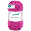 Image de Pelote De Laine - Orchidée - 108 - 100% Coton - 3/4 Mm - Gründl - Cotton Quick Uni