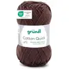 Image de Pelote De Laine - Chocolat - 122 - 100% Coton - 3/4 Mm - Gründl - Cotton Quick Uni