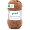 Image de Pelote De Laine - Caramel - 123 - 100% Coton - 3/4 Mm - Gründl - Cotton Quick Uni