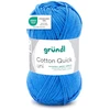 Image de Pelote De Laine - Bleu Moyen - 126 - 100% Coton - 3/4 Mm - Gründl - Cotton Quick Uni