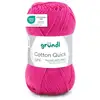 Image de Pelote De Laine - Fuchsia - 128 - 100% Coton - 3/4 Mm - Gründl - Cotton Quick Uni