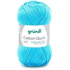 Image de Pelote De Laine - Bleu Turquoise - 136 - 100% Coton - 3/4 Mm - Gründl - Cotton Quick Uni