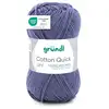 Image de Pelote De Laine - Bleu Jean - 137 - 100% Coton - 3/4 Mm - Gründl - Cotton Quick Uni