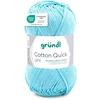 Image de Pelote De Laine - Bleu Layette - 141 - 100% Coton - 3/4 Mm - Gründl - Cotton Quick Uni