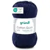 Image de Pelote De Laine - Bleu Nuit - 145 - 100% Coton - 3/4 Mm - Gründl - Cotton Quick Uni