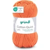 Image de Pelote De Laine - Mandarine - 146 - 100% Coton - 3/4 Mm - Gründl - Cotton Quick Uni