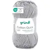 Image de Pelote De Laine - Gris Moyen - 151 - 100% Coton - 3/4 Mm - Gründl - Cotton Quick Uni