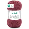 Image de Pelote De Laine - Bordeaux - 155 - 100% Coton - 3/4 Mm - Gründl - Cotton Quick Uni