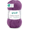 Image de Pelote De Laine - Mauve - 158 - 100% Coton - 3/4 Mm - Gründl - Cotton Quick Uni